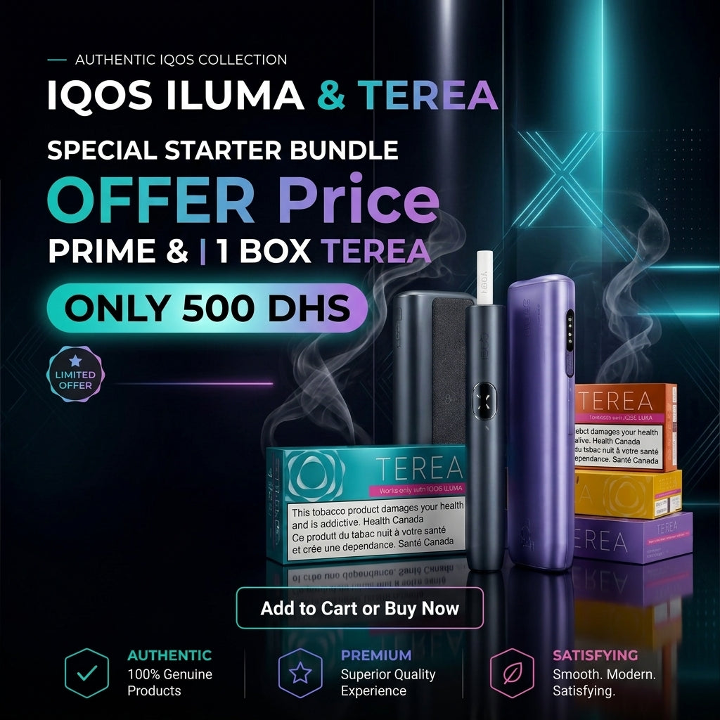 Limited-time starter bundle pricing listed at 500 AED/DHS